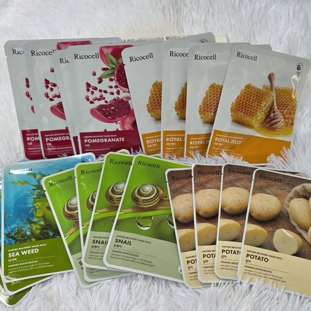 KOREAN SKINCARE SHEET MASK BUNDLE (20 PCS)
